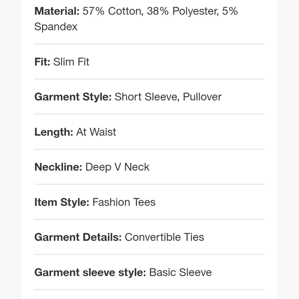 Womens short sleeve double tie versatile shirt - Picture 4 of 4